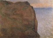 Claude Monet The Cliff Le Petit Ailly,Varengeville Spain oil painting artist